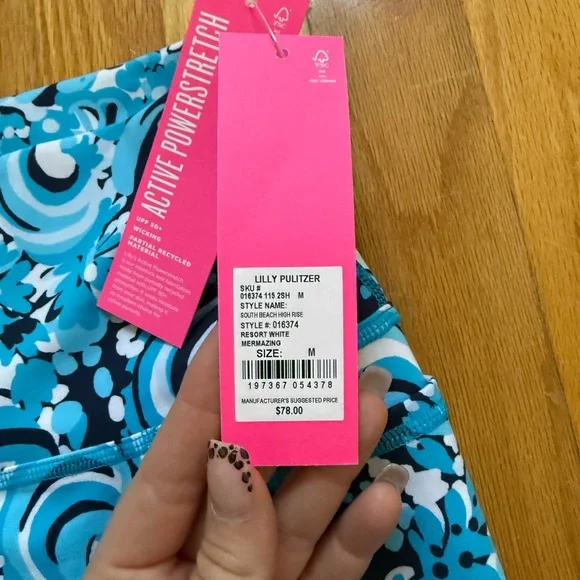 NWT Lilly Pulitzer Biker Shorts - Picture 2 of 3